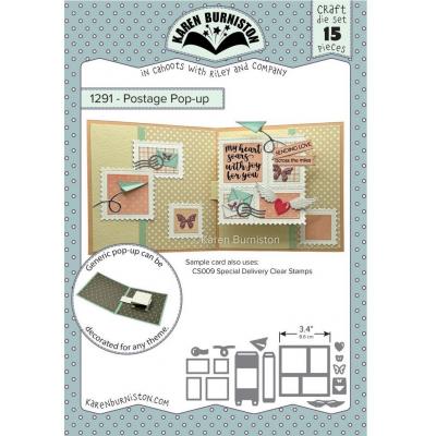 Karen Burniston Cutting Dies - Postage Pop-up